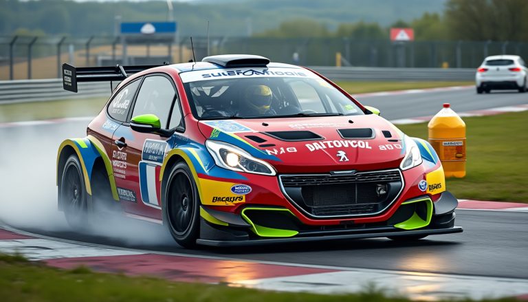 découvrez le pilote montbéliardais qui engage sa peugeot 208 en championnat de france tourisme avec un carburant pas comme les autres.