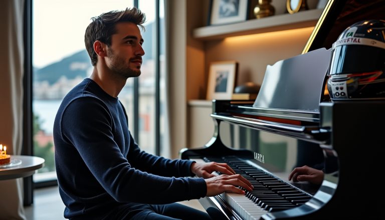 à l’occasion de ses 29 ans, découvrez les racines familiales de charles leclerc, son attachement à monaco et sa passion pour le piano loin des circuits.