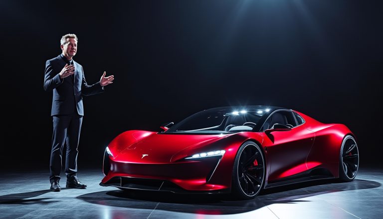 elon musk dévoile la tesla roadster, une sportive électrique spectaculaire conçue pour allier performances impressionnantes, accélérations fulgurantes et conduite sur route.