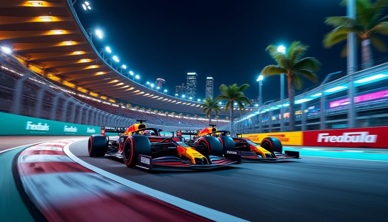 à singapour, verstappen et russell s’affrontent pour décrocher de précieux points lors du sprint de formule 1.