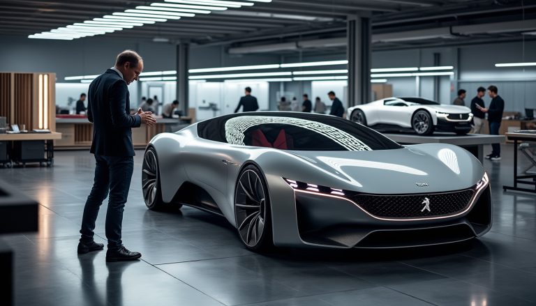 matthias hossann, directeur du design peugeot, explique comment les concept-cars inspirent les futurs modèles de la marque au-delà des salons.
