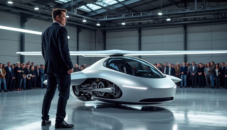 elon musk évoque un projet de tesla volante. découvrez les ambitions derrière cette annonce et les nombreux défis qui pourraient compromettre son succès.