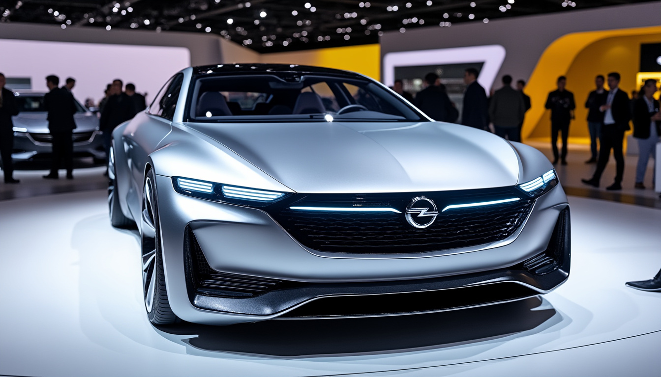 avec le stx concept, opel modernise l’image du break et dévoile un design audacieux, marqué par un regard perçant.