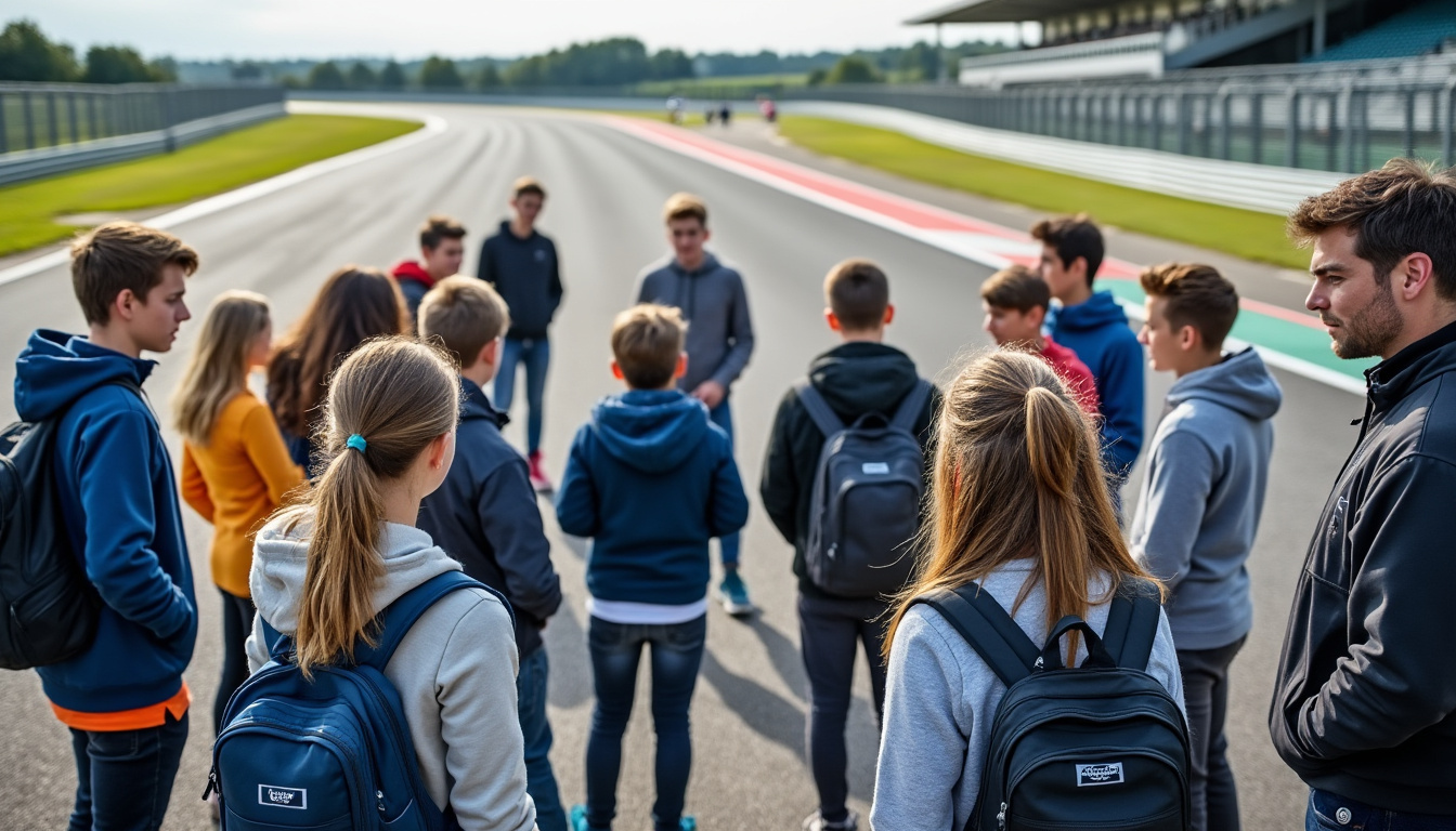 « pour rouler vite, rendez-vous sur circuit ! » : 90 jeunes se sont réunis sur le circuit du val de… pour découvrir la vitesse dans un cadre sécurisé.