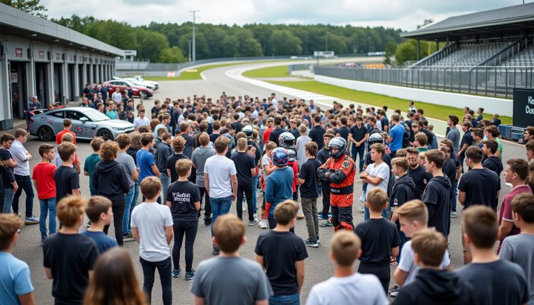 sur le circuit du val de…, 90 jeunes ont découvert la vitesse dans un cadre sécurisé et échangé autour des bons réflexes de conduite.