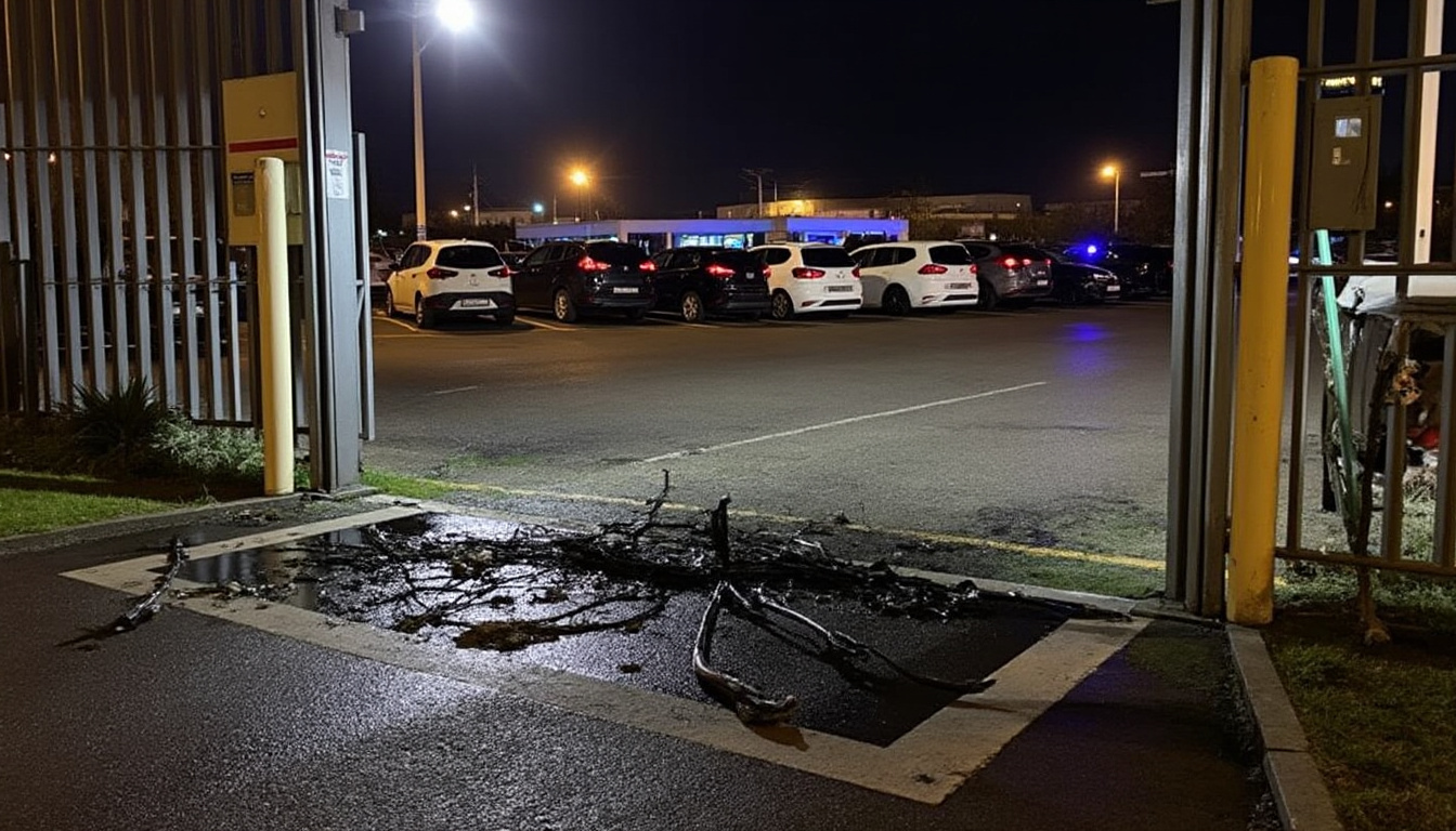 près de lyon, une concession automobile a été cambriolée dans la nuit. les auteurs sont repartis avec un important butin.